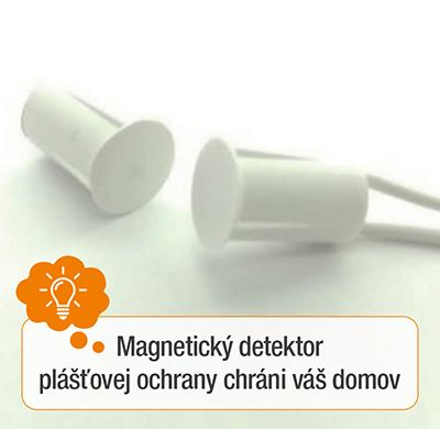 Magnetický detektor plášťovej ochrany chráni váš domov