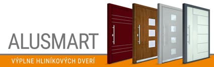 Hliníkové vchodové dvere - Alusmart - Výplne hliníkových dverí