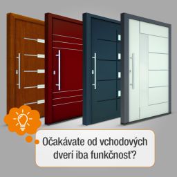 Náhľadový obrázok - Článok - Očakávate od vchodových dverí iba funkčnosť?