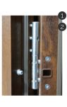 Bezpečnostné dvere Komsta K2000 Premium - konštrukcia pántov
