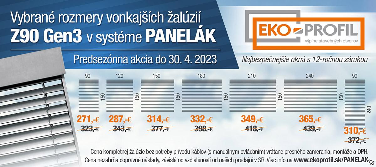Ceny vonkajších žalúzií