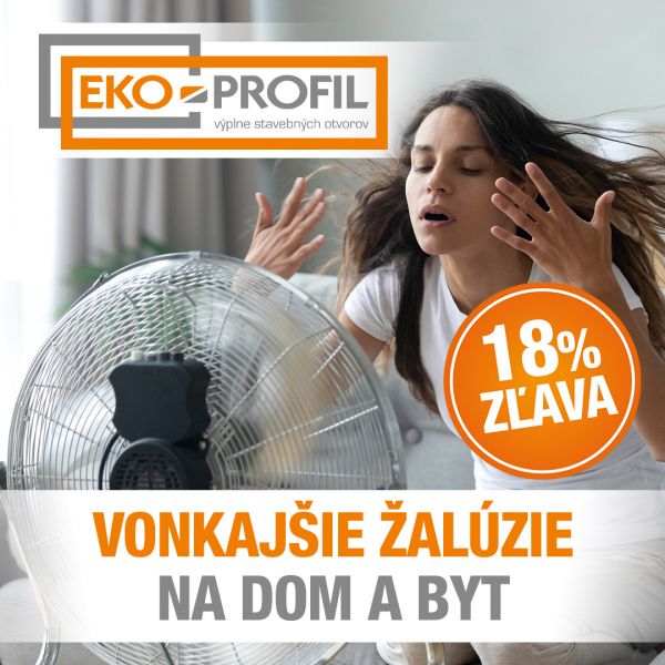 Vonkajšie žalúzie - Akcia máj