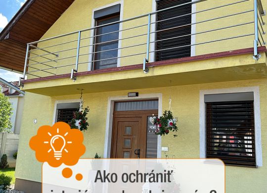 Vonkajšie žalúzie