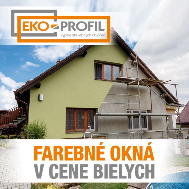 Farebné okná v cene bielych