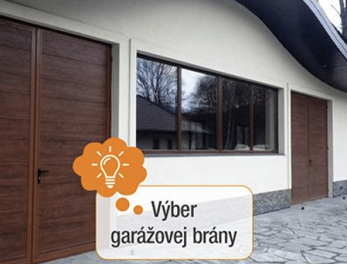 Výber garážovej brány