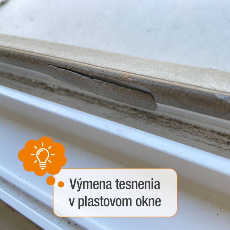 Výmena tesnenia v plastovom okne