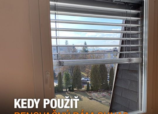 Renovačný rám a jeho použitie