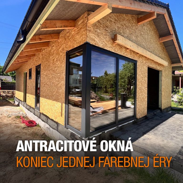 Antracitové okná – koniec jednej farebnej éry?