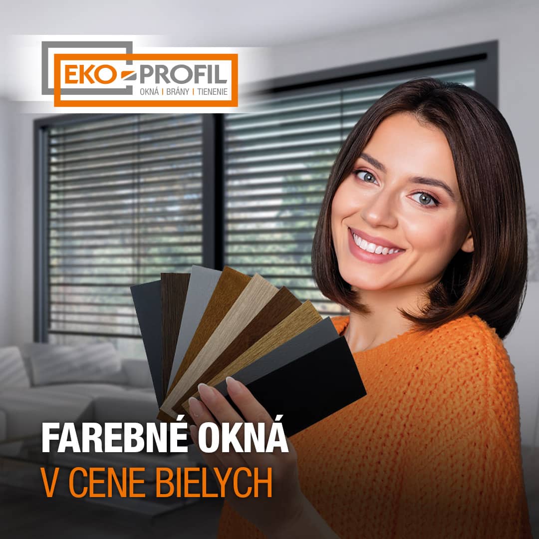 Farebné okná v cene bielych