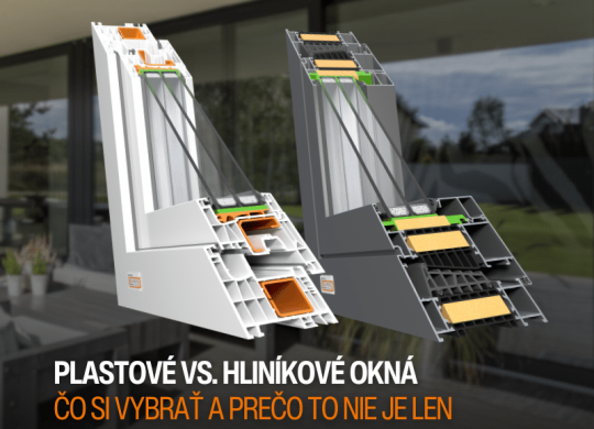 Plastové vs hliníkové okná
