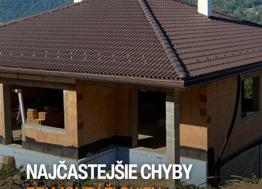 Chyby pri montáži okien