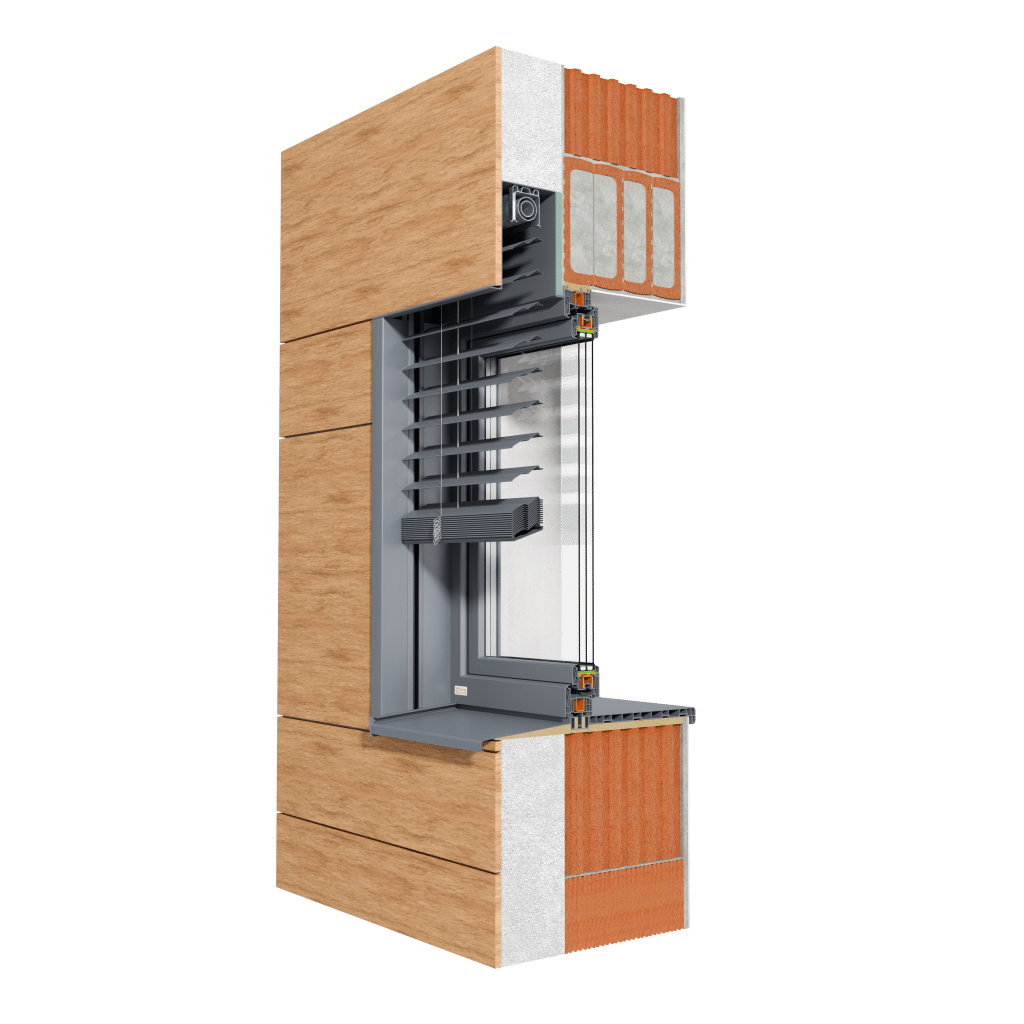 Ostenia pripravené pre fasádny obklad