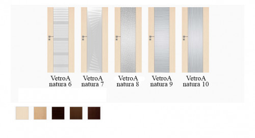 Interiérové dvere Vetro A natura