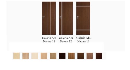 Interiérové dvere Galeria Natura Alu
